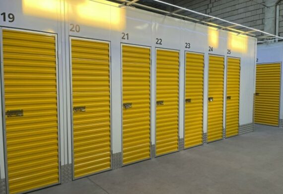 Storage units used to store tenant belongings during renovations