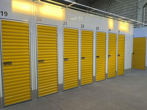 Storage units used to store tenant belongings during renovations